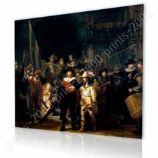 The Nightwatch by Rembrandt | Ready to Hang Canvas | Wall art HD paint giclee