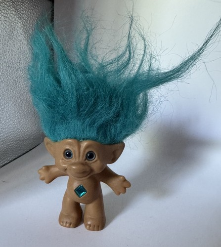 Vintage treasure troll blue