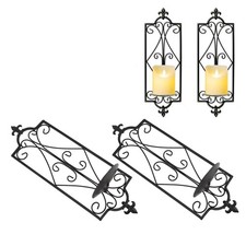 .2pcs Wall Sconce Candle