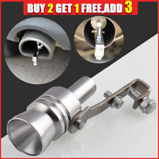 Universal Turbo Sound Exhaust Muffler Pipe Whistle Car Oversized Roar Maker NEW