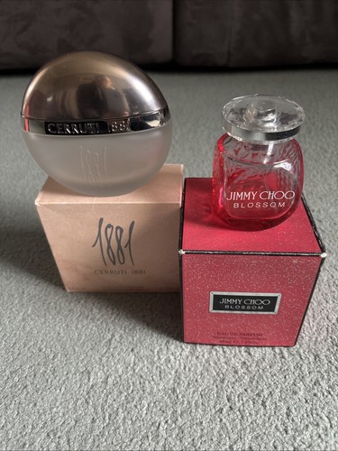 Empty perfume bottles with - empty,
