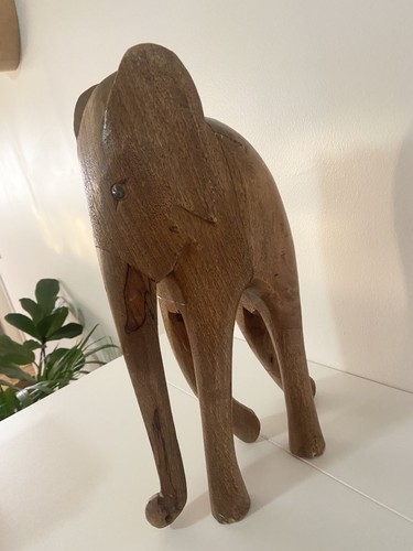 Large 39cm vintage hand carved - 39cm,