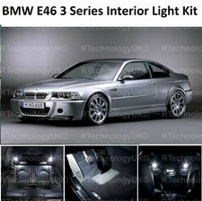 PREMIUM for BMW E46 3 SERIES SALOON COUPE LED INTERIOR UPGRADE KIT SET WHITE