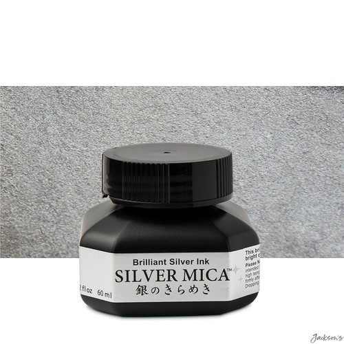 Kuretake silver mica ink water - kuretake,