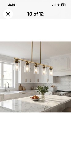 Pendant 5 light farmhouse - 5,