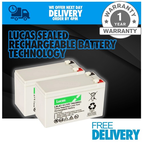 Lucas 12v 7ah batteries - lucas,