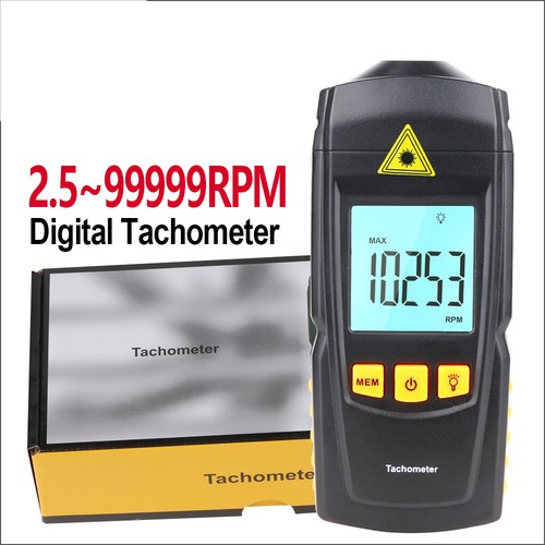 Lcd digital laser tachometer - lcd,
