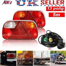 13-pin Trailer Tail Lights Kit Truck Rear Lamp Indicator Lighting Wiring Kit*……