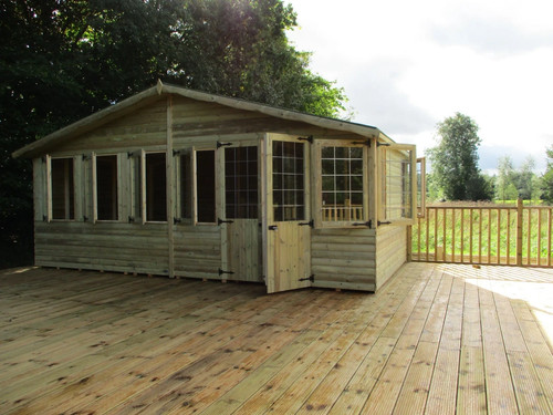 Summer house log lap g - summer,