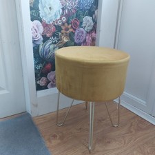 Light Green Round Velvet