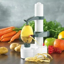 Fruit Apple Pear Potato Peeler Cutter Slicer Kitchen Utensil Automatic Electric