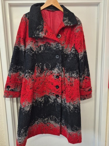 Womens desigual red black - black, +