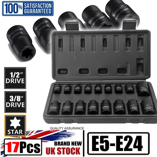 17pcs female impacted - female, e-torx