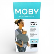 moby baby wrap- Classic Slate