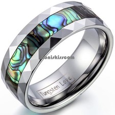 8mm Unisex Tungsten Carbide