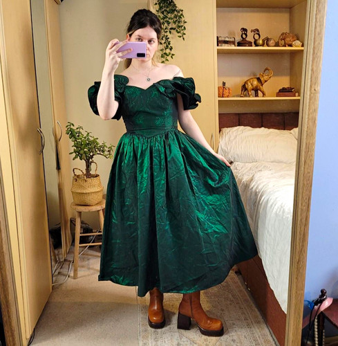 Vtg 80s debenhams emerald - debenhams,