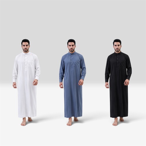 Men moroccan thobe jellabiya - men's,