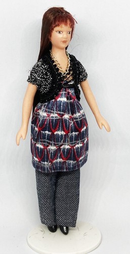 Dolls house modern woman - woman, in