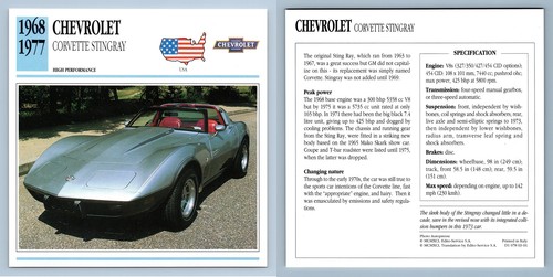 Chevrolet corvette stingray - chevrolet,