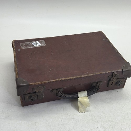 Leather briefcase brown - briefcase,