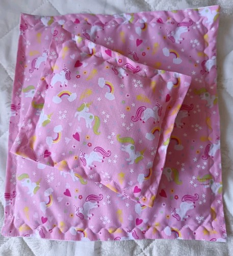 Pink unicorn small doll - pink,