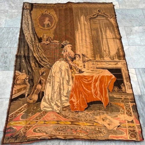 6x4 antique french gobelins - ft,
