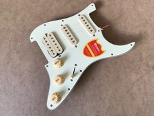 Loaded HSS Strat Type Scratchplate Pickguard Cream Aged Off-White for Project