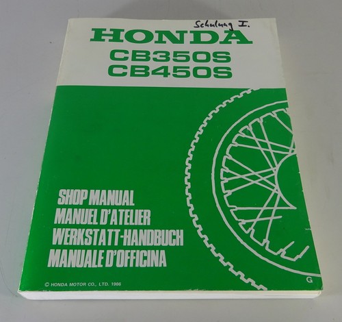 1986 honda 350 cb 450 - 1986,