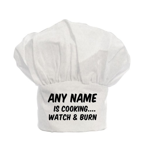 Personalised chefs chef hat - chef's,