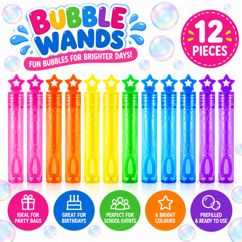 Kids bubble wands - kids, bag