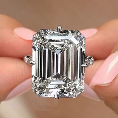 50ctw emerald moissanite - 15.50ctw,