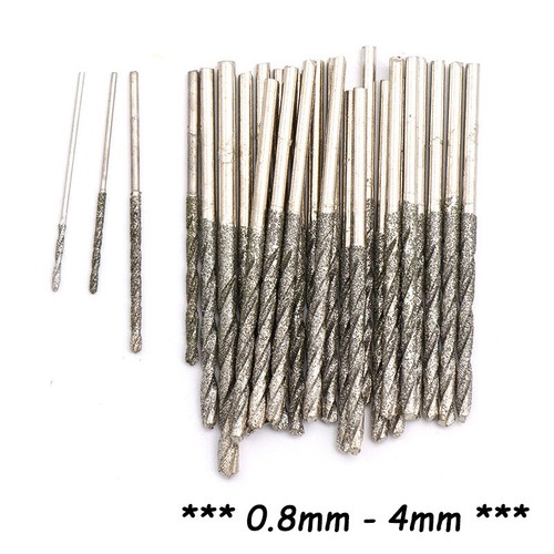 Diamond coated twist - twist, drill