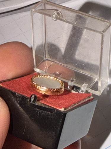 Vintage mother pearl gold - vintage,