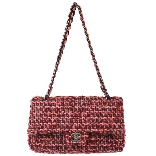 Chanel pink tweed medium - tweed,