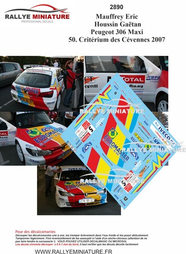 Decals ref 2890 peugeot - ref,