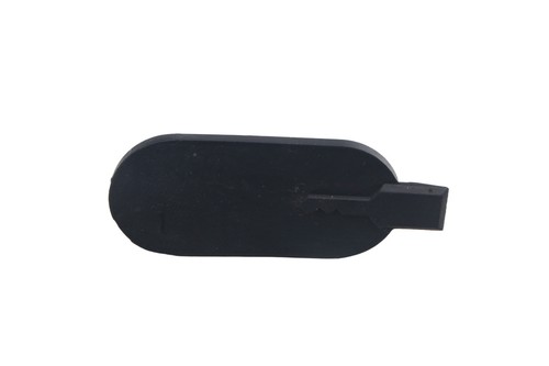 Rear seat lock cover - and,