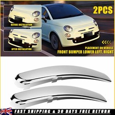 LH+RH Side Fit Fiat 500 Chrome