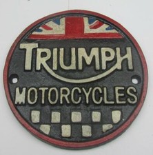 Very Nice Cast Iron Triumph