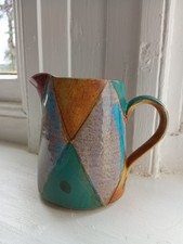Dartington Pottery Quilt Pattern Milk Jug Vgc