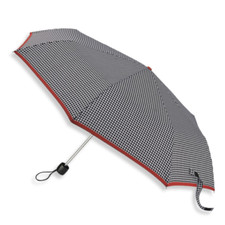 Fulton Minilite-2 Umbrella- Houndstooth Red Border (Folding umbrellas)  RRP £25