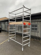 Folding  Aluminium scaffold tower 1.6m platform 3.6m working height Includes VAT