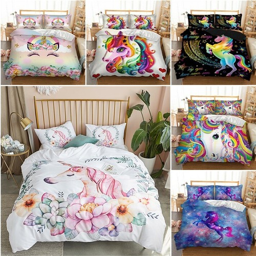 Unicorn duvet quilt cover - duvet,