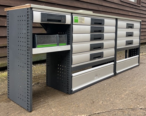 Van racking shelving - van,
