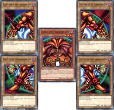 Exodia the Forbidden One Complete Set of 5 Cards UNL 2024 Edition Mint YuGiOh Ca