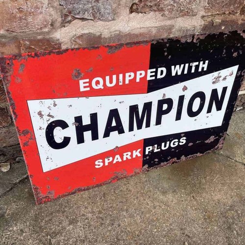 Champion spark plugs - spark, metal