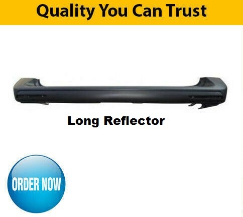2012 2015 rear - bumper, black