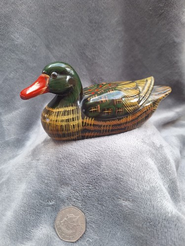 Vintage ceramic mallard duck - ceramic,