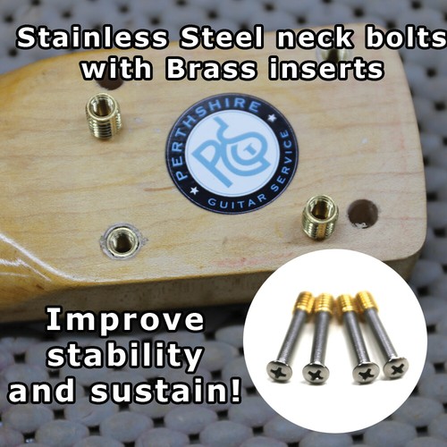 Stainless steel guitar neck - steel,