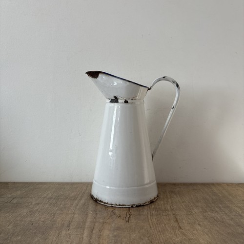 Vintage rustic large enamel - rustic,