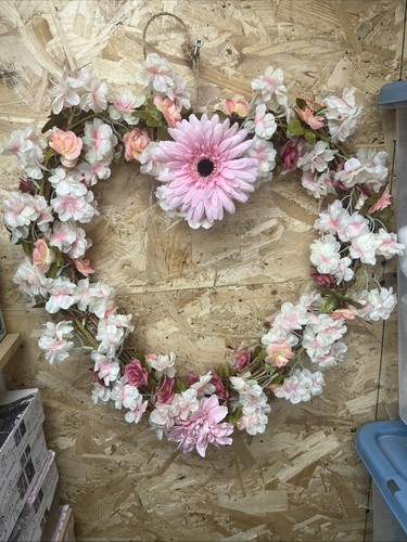 Extra large floral pink wicker - extra,